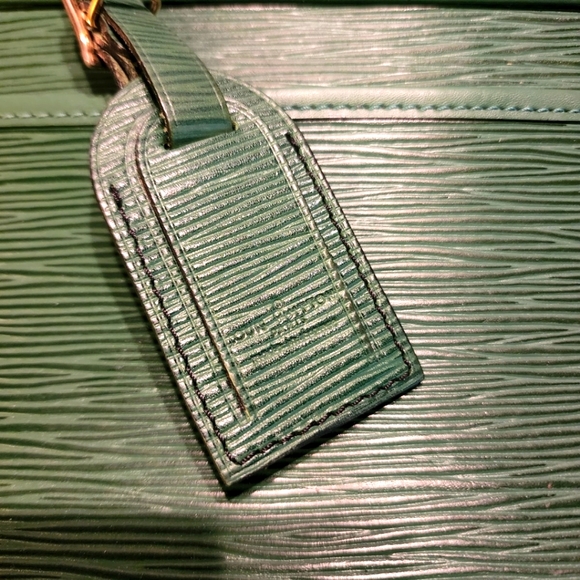 Authentic Louis Vuitton Epi Riviera Hand Bag Green M48184 LV vintage - Picture 14 of 15